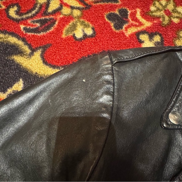 Vintage Excelled Fringe leather jacket Made In USA Quilt Lined Motorcycle - Picture 7 of 9